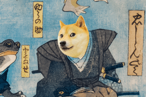 Famous Doge Heroes with Kabuki Frogs (Premium General)