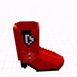 Space Invader Boots - RIGHT