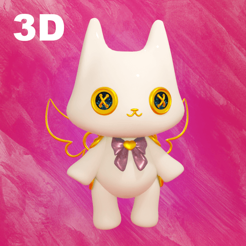 【3D】collector's friend  cafe cream cat