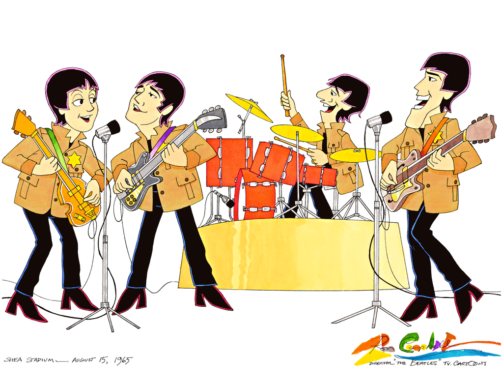 TV Beatles at Shea Stadium - August 15, 1965 No. 21