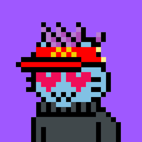 Fast Food Pixel Cool Cat #54