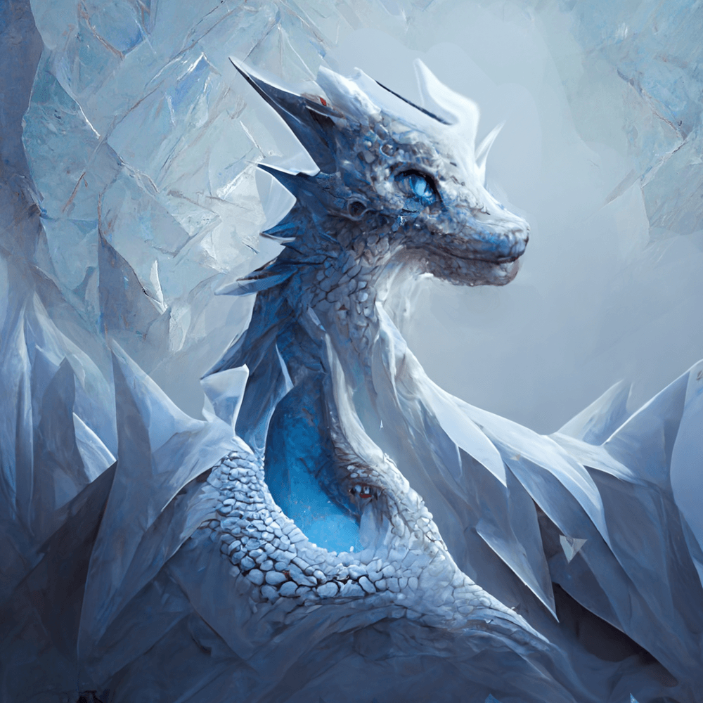 Ice Dragon - Kings of dragons | OpenSea