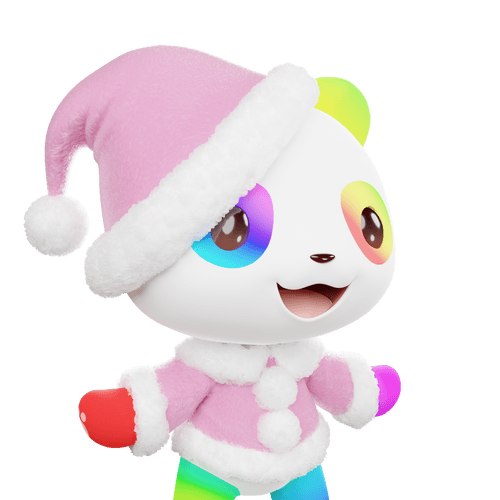 3D LEELEE-Santa-Rainbow01-#20492