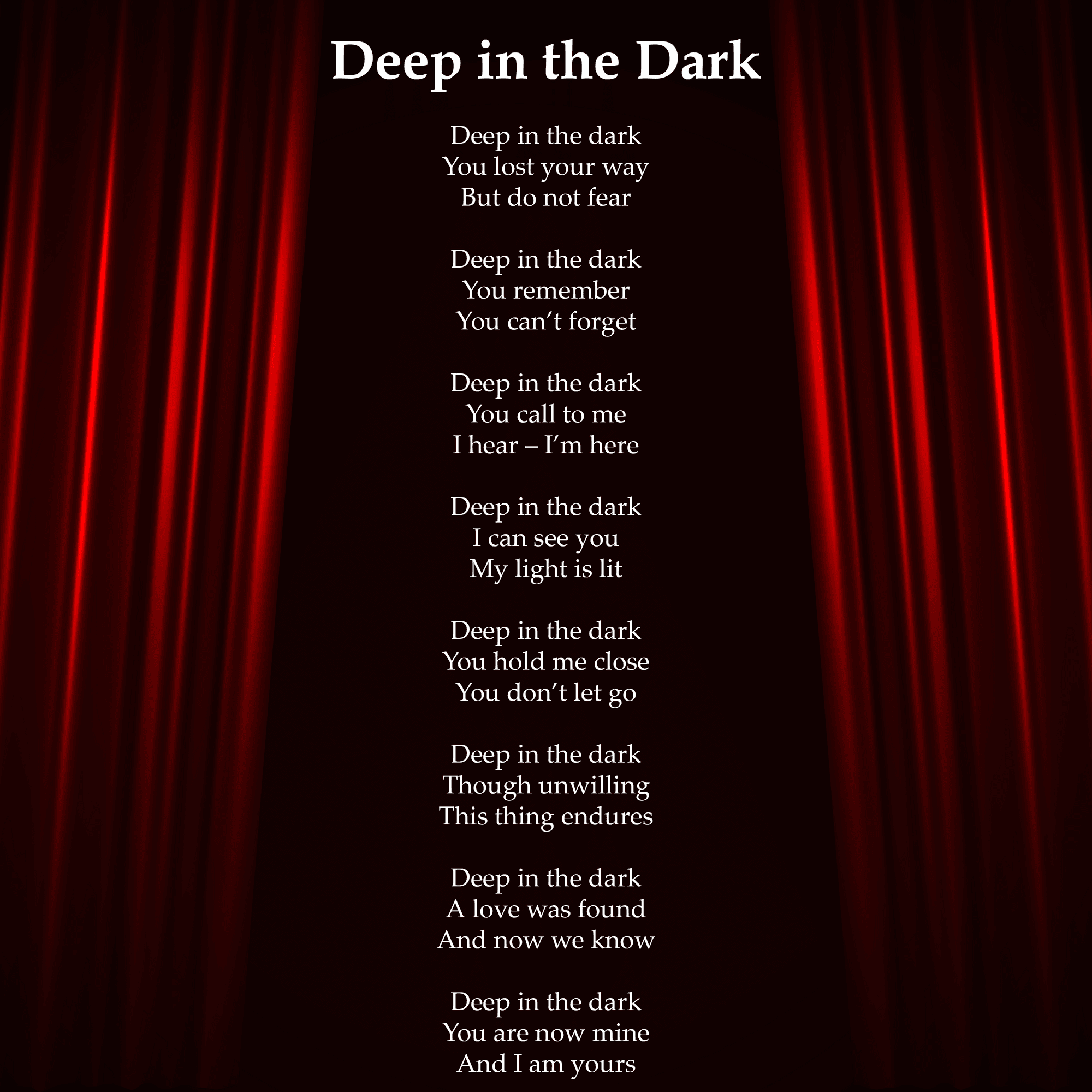 darkness i am poem