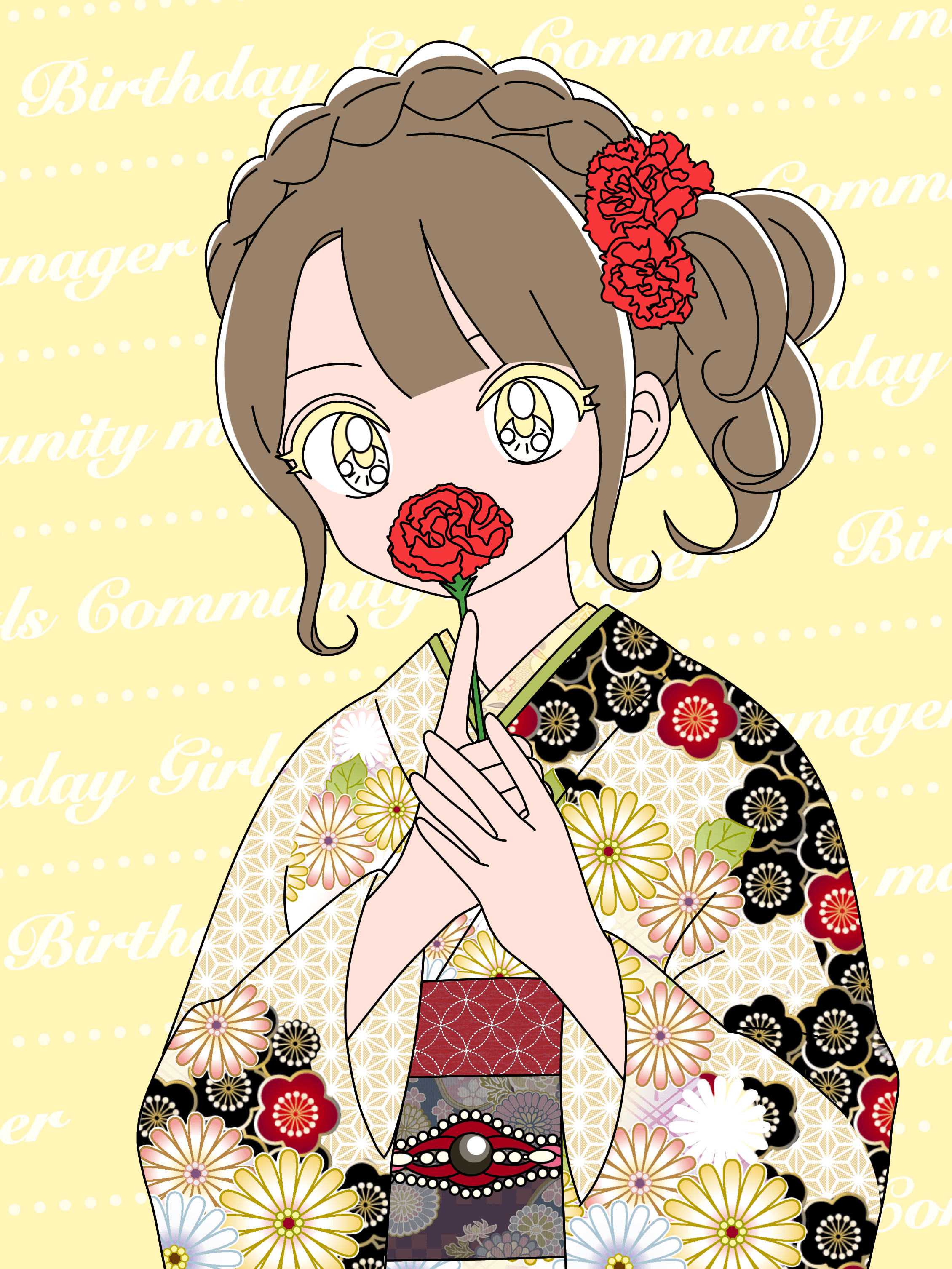 Birthday Girls Mother’s day Special illustration