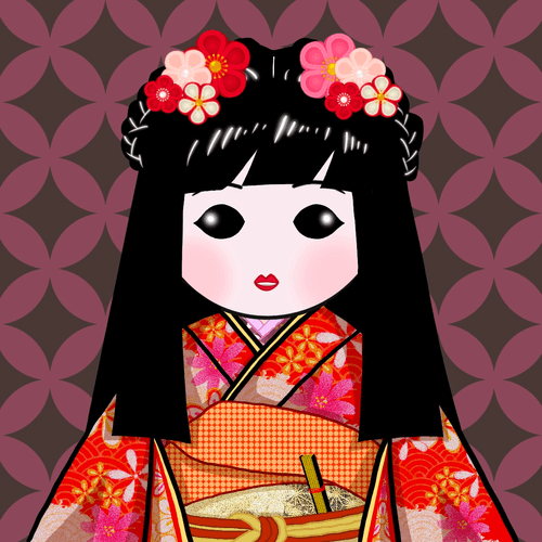 Japanese doll #Ohana