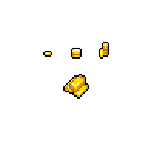 GOLD COINS PIXEL GAME