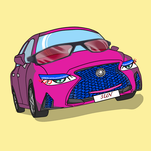 CryptoCarArt#003SUN