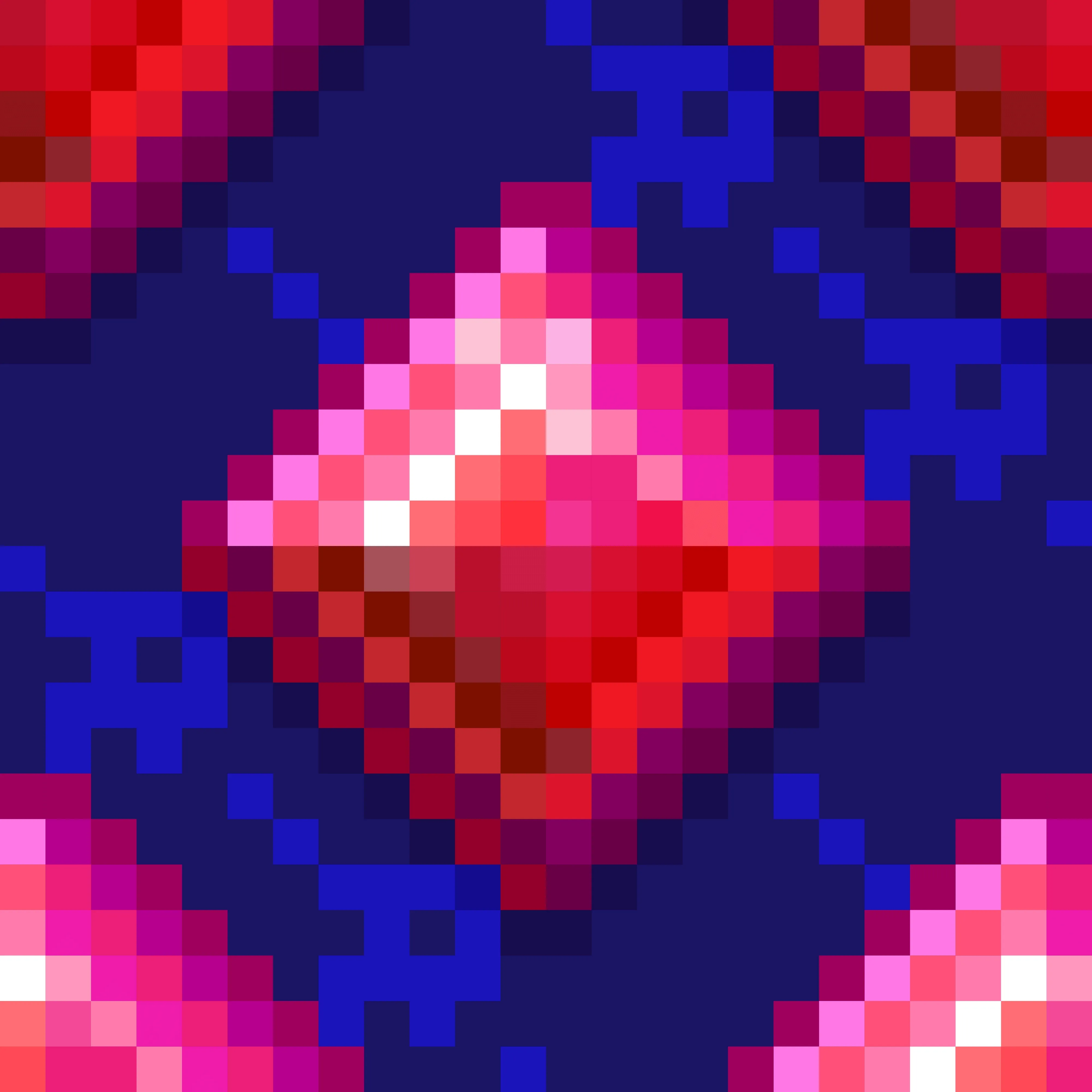 Pixel Skull #017 — Ruby