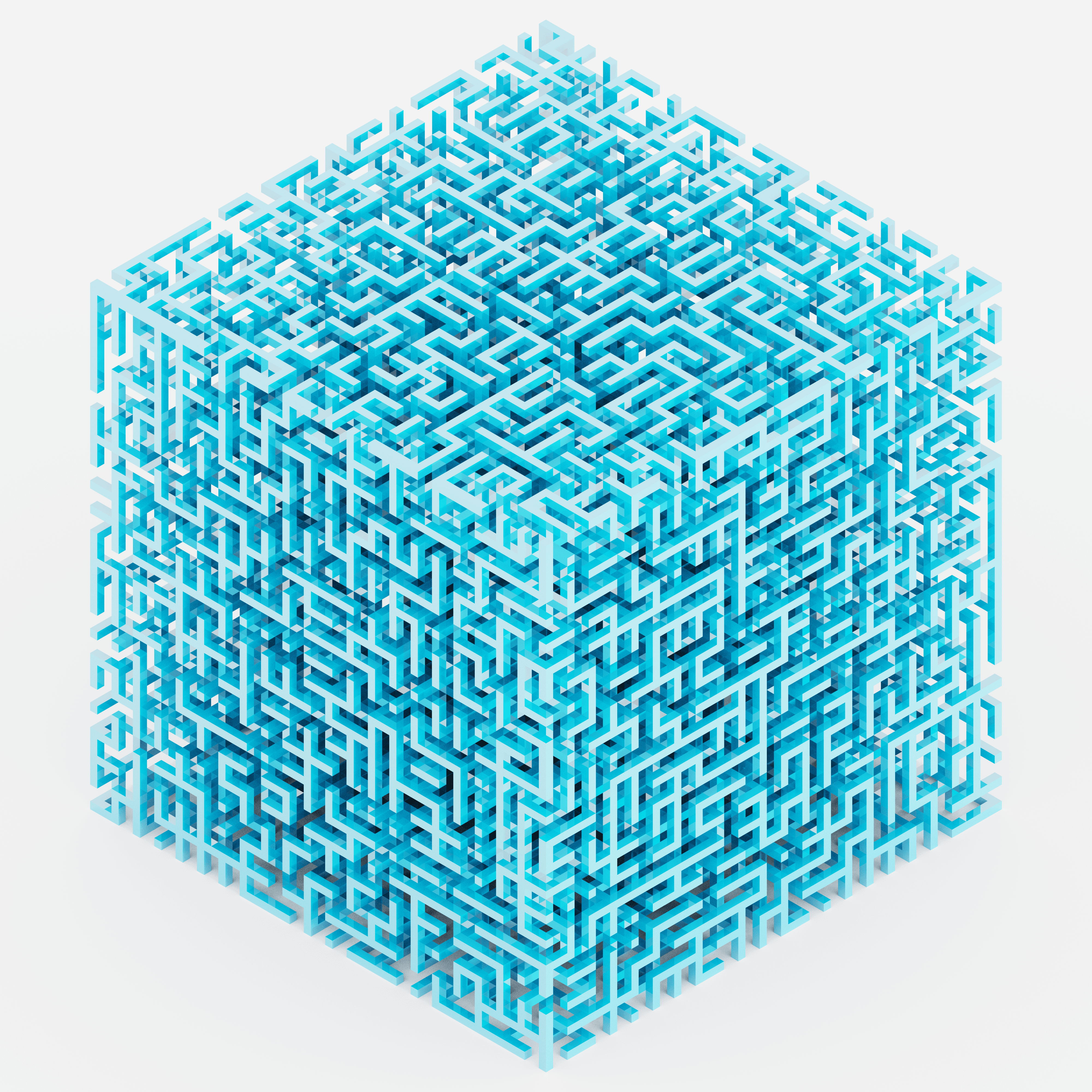 Plastic 3D Maze
