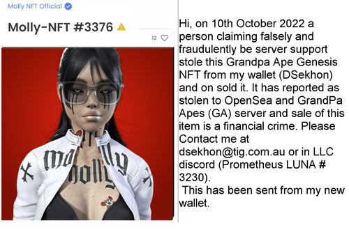 My Stolen Item
