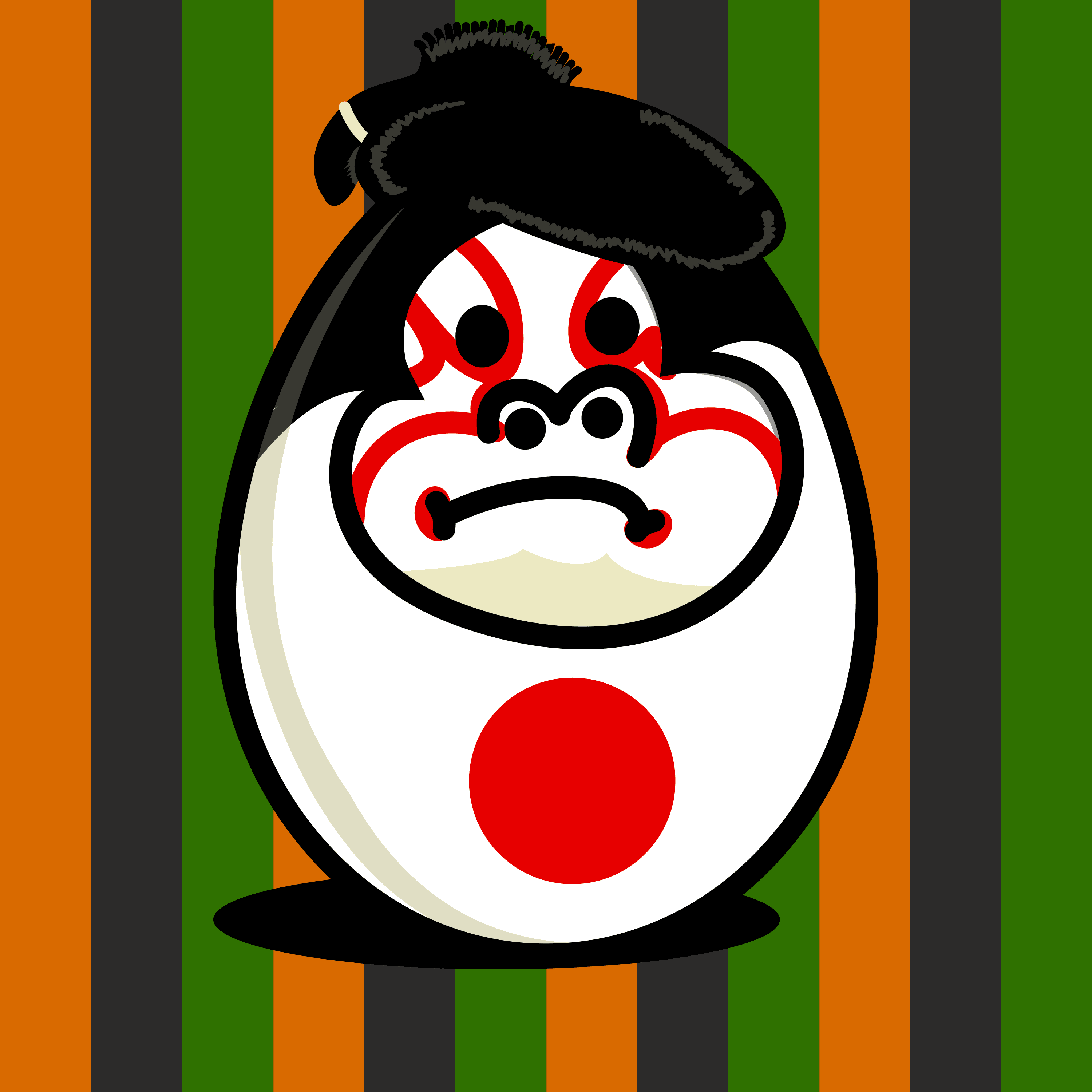 tamagorilla #0004 たまゴリラ 歌舞伎 Kabuki