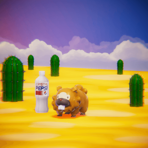 Crystal Desert Bidoof 