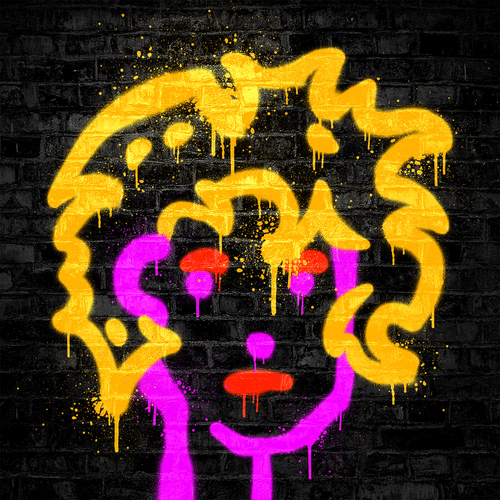 Neon Graffiti Punk #19