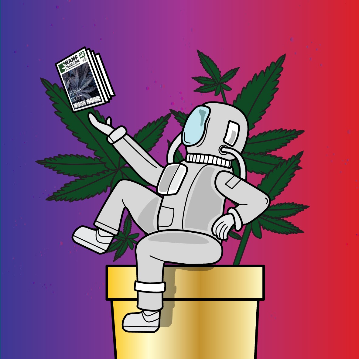 Cannabis Astronaut #20