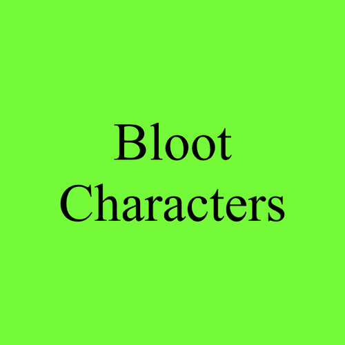 Bloot Character