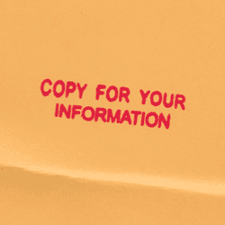 COPY FOR YOUR INFORMATION collection image
