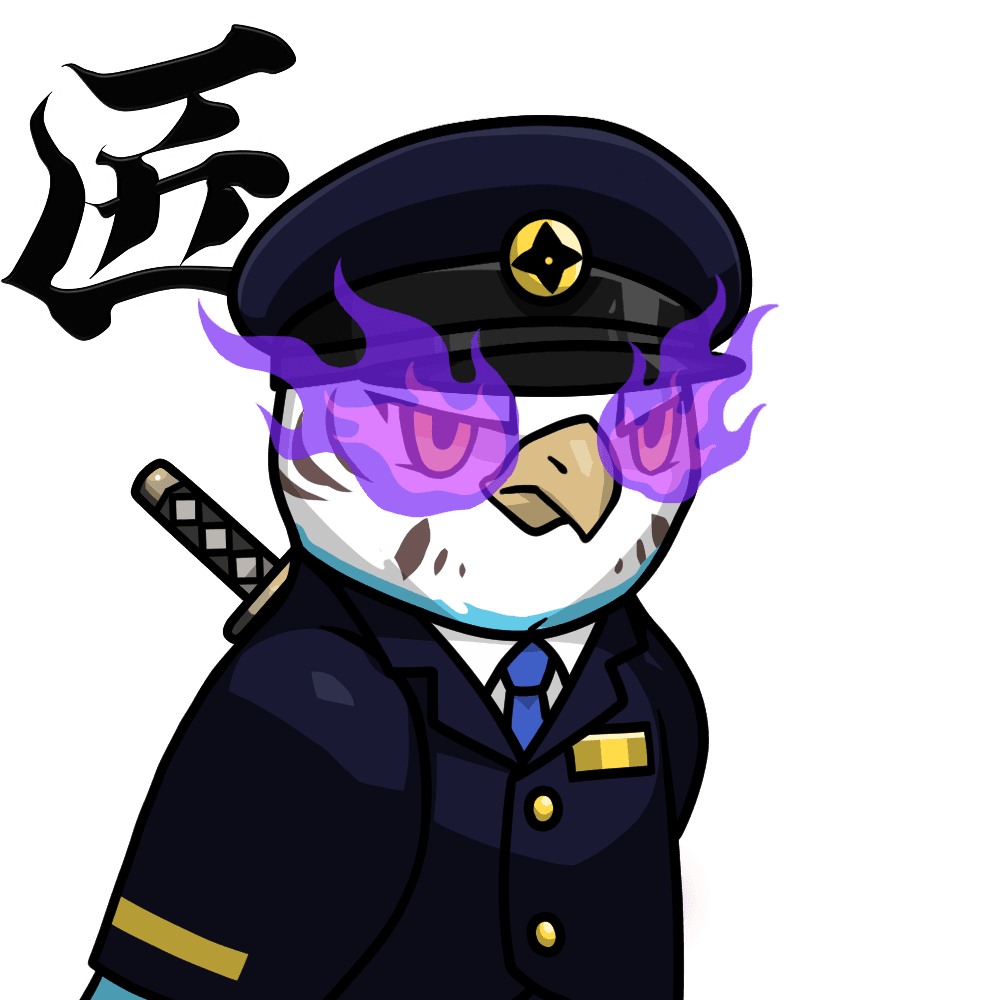 Narukami-Bus driver-Blue budgie #01553