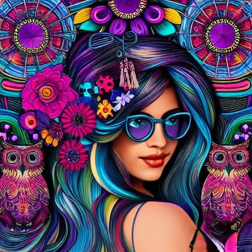 Cool and colorful women #2228