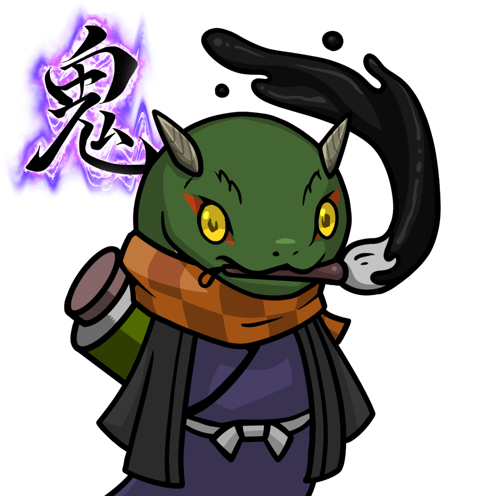 Orochi-Calligraphy-Dragon #01009