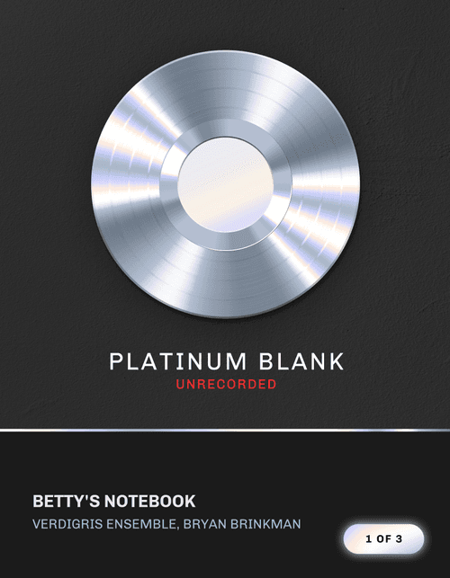 Betty's Notebook Platinum Blank