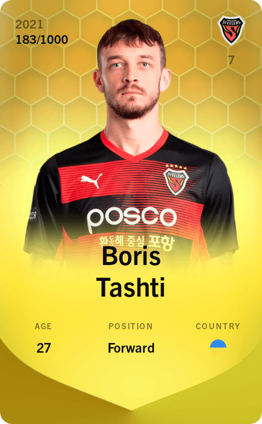 Boris Tashti 2021-22 • Limited 183/1000