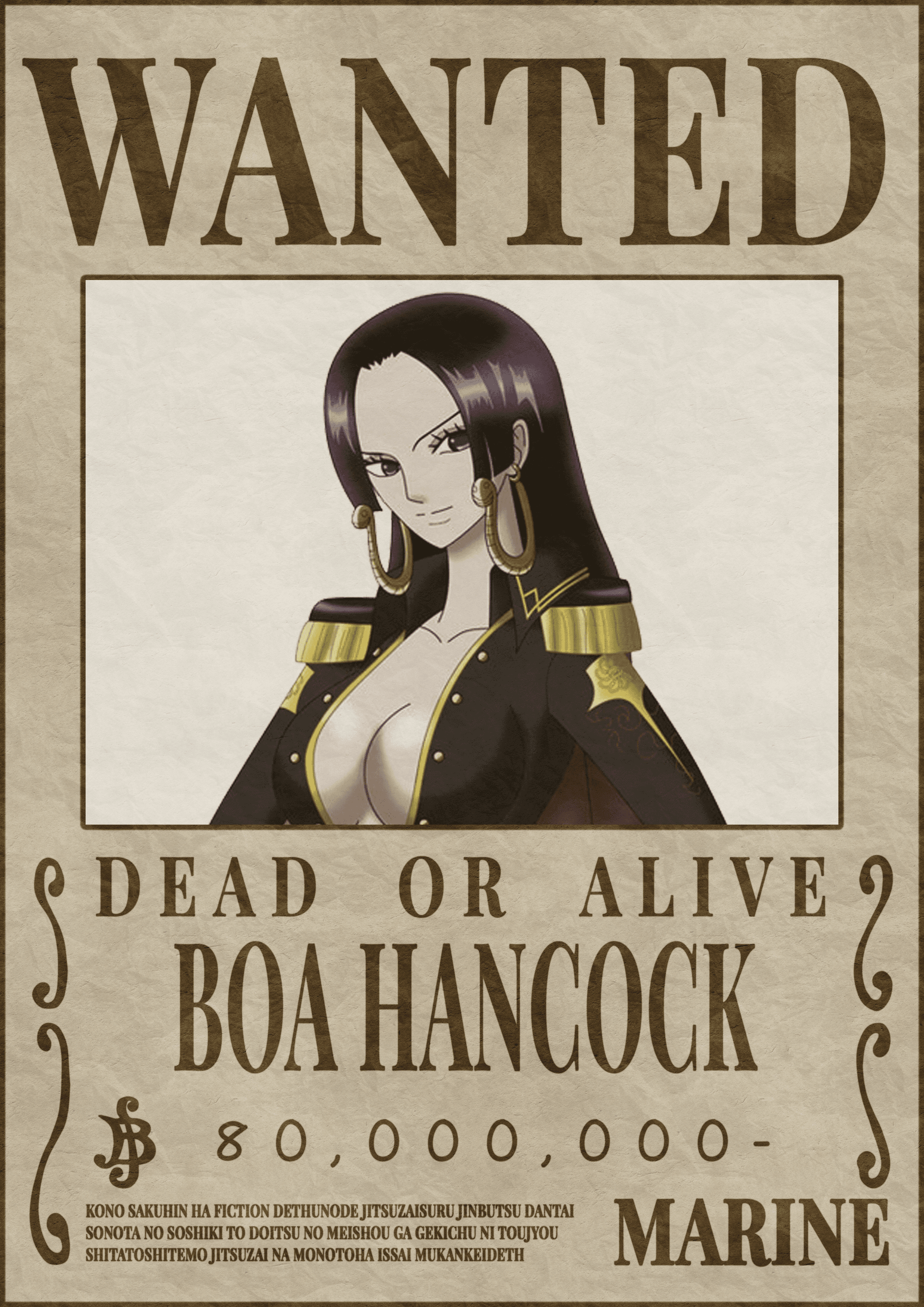 WANTED - Boa Hancock - One Piece - One Piece - Wanted