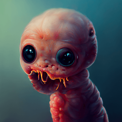 crypto worm // 1SE Embryo#2