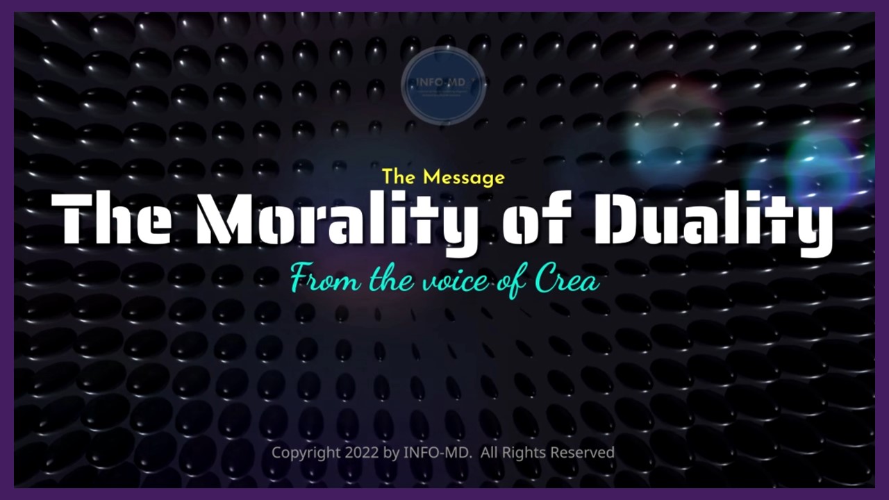 Crea RE:  The Morality of Duality