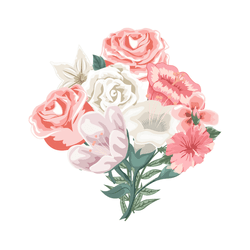 Vector flower set collection image