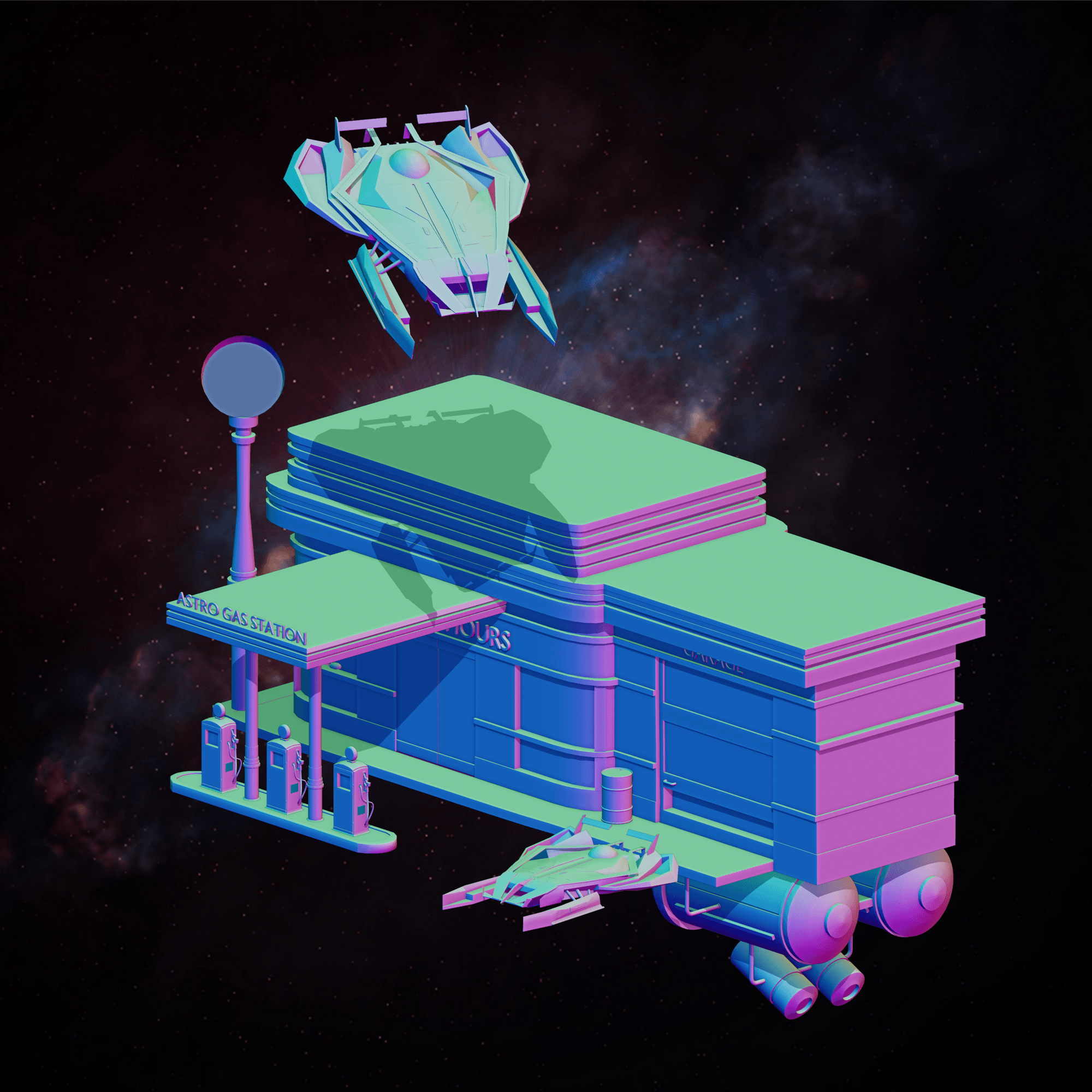 Astrogas 05 Galactic Rooms OpenSea