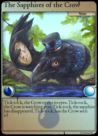 CROWCARD [2016 December] Spells Of Genesis ICONIC XCP Counterparty Asset - Epic Rarity - 1/2000