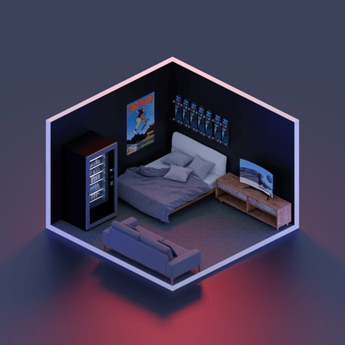 CryptoCondo #019 - "The Skater"