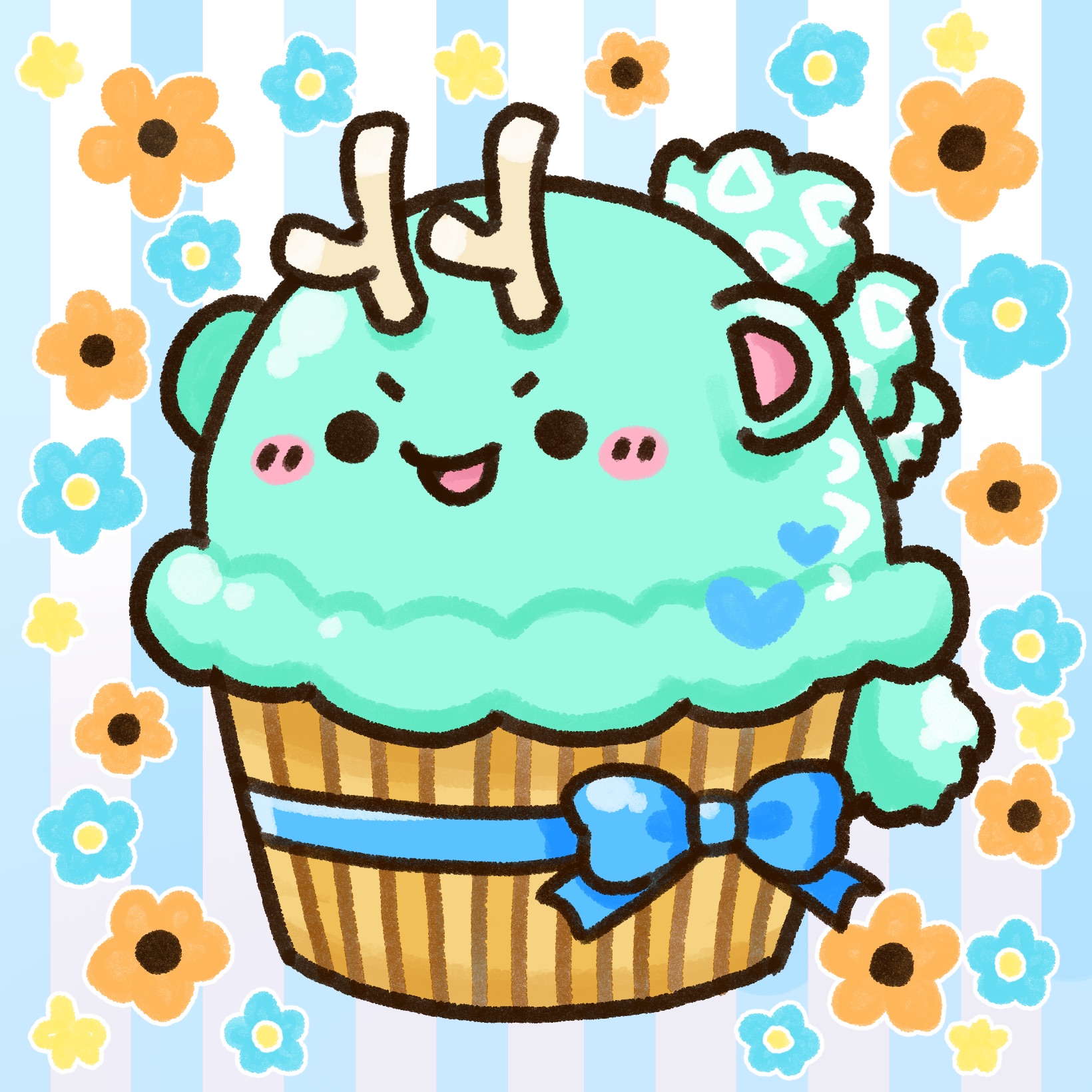 #018 Cupcake series🧁 White Day