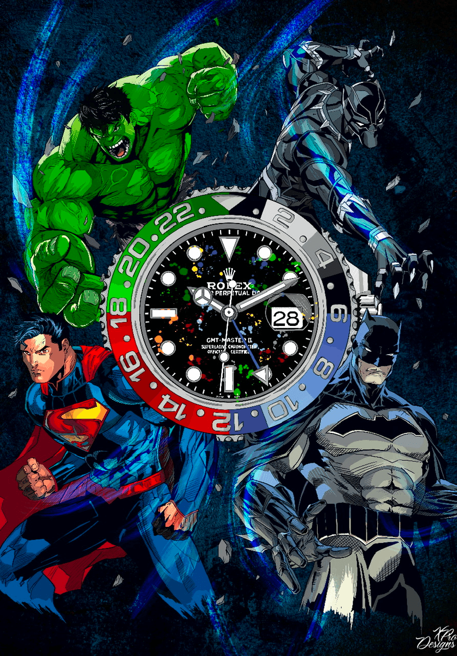 batman rolex hulk