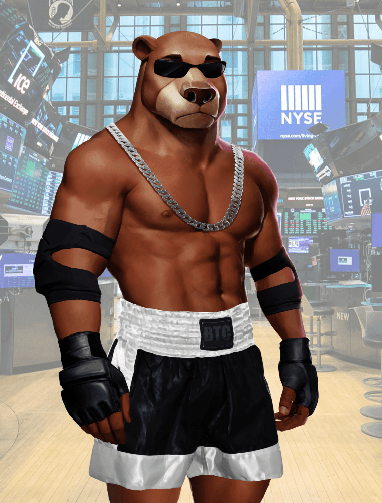 Wall Street Avatar Fighter Bear #19