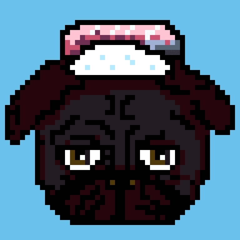 hamachi sushi black pug（ハマチ寿司黒パグ）＃4