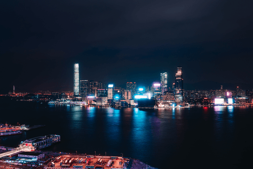Hong Kong At Night
