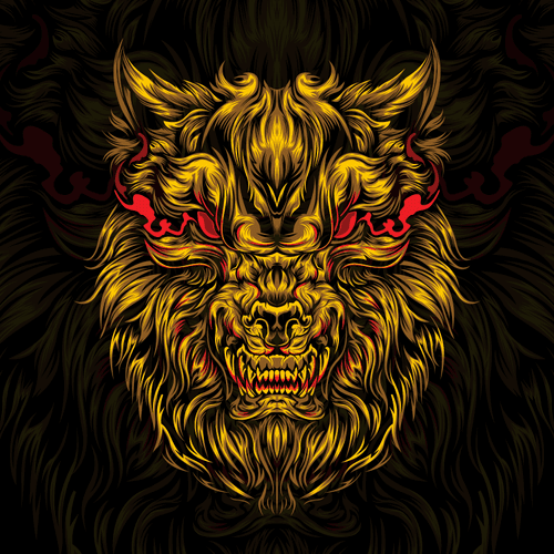 WOLF - Golden Animals #002