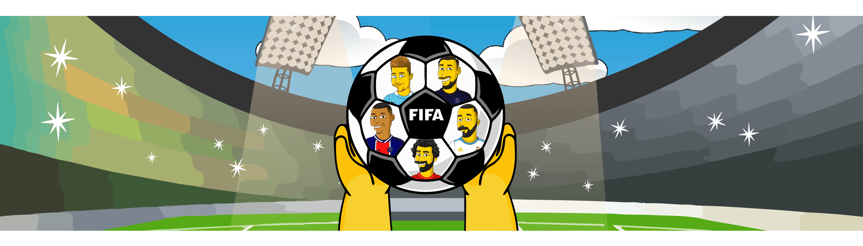 Mejores jugadores 2022 simpsonizados