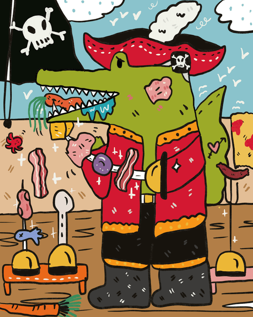 Gen 2 : Hungry Croco from Pirate island 5