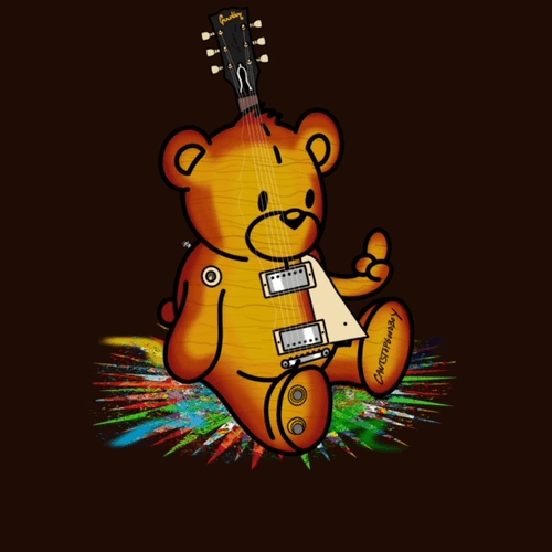 "Shred Till Your Strings Break" FU Bear