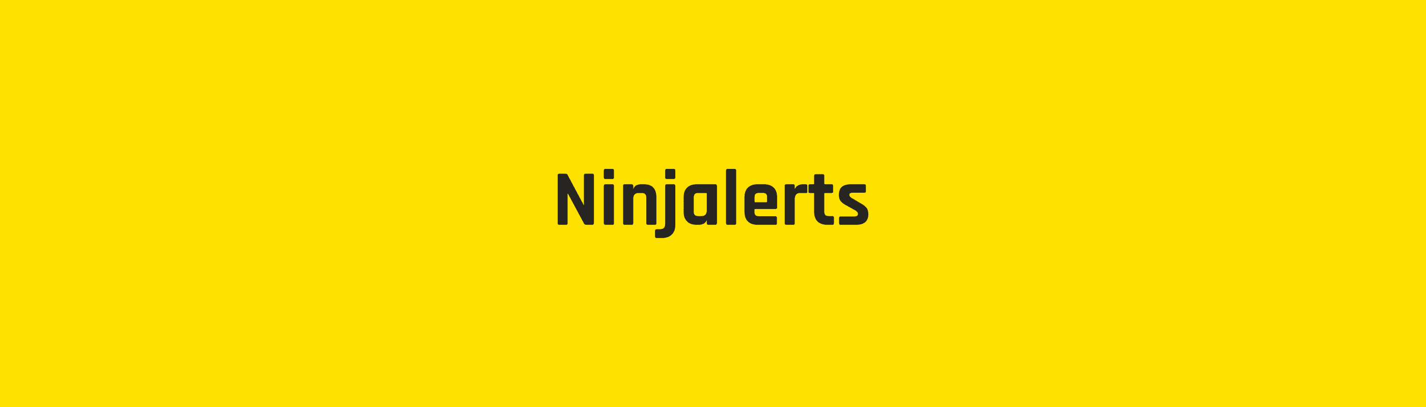 Ninjalerts banner