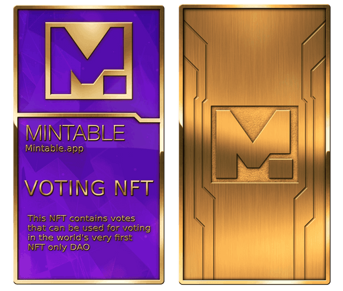 Mintable Voting NFT