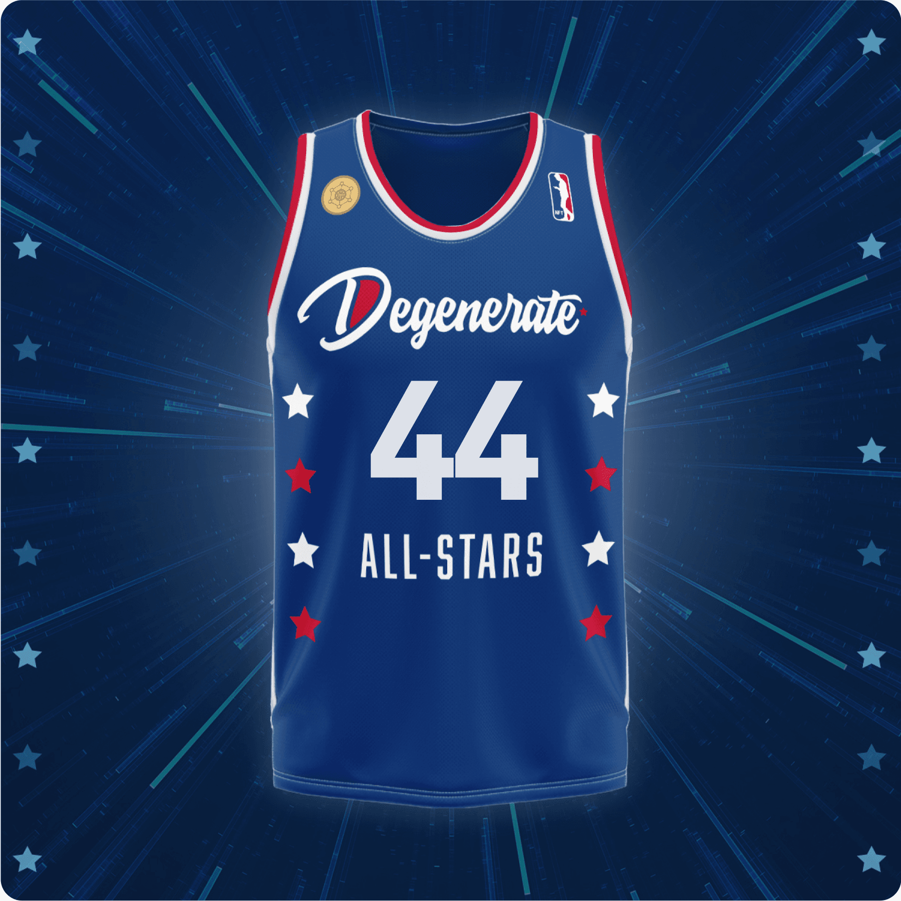 Degenerate All-Stars Jersey Blue #44