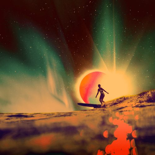 Surfing the universe