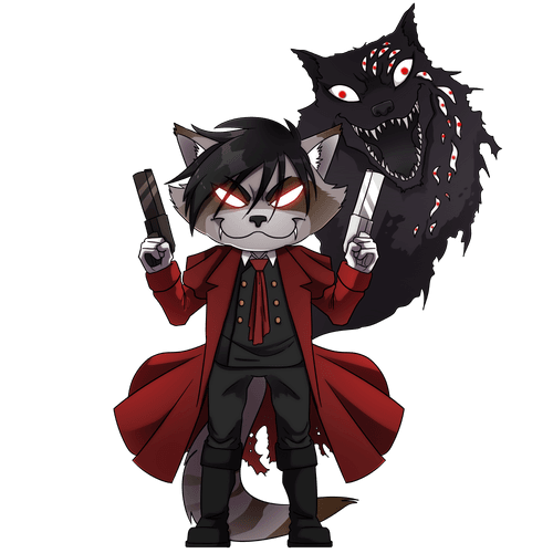 Alucard Hellsing Vampire Raccoon #023