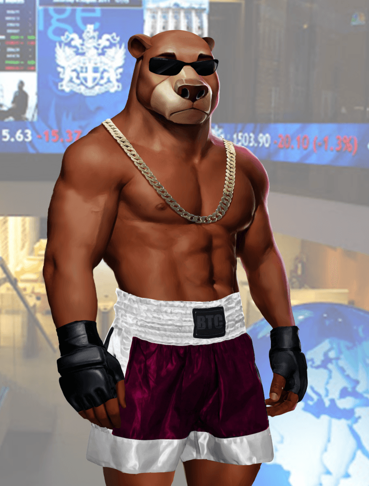 Wall Street Avatar Fighter Bear #297