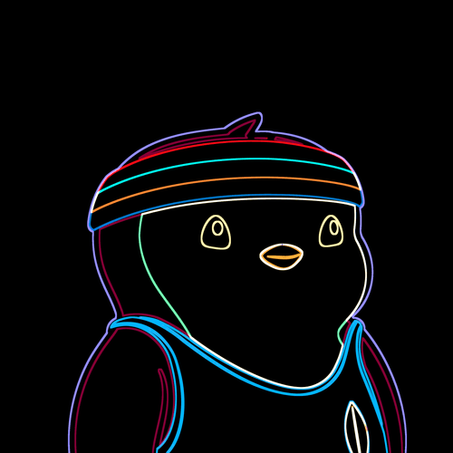 Neon Pudgy Penguin 857