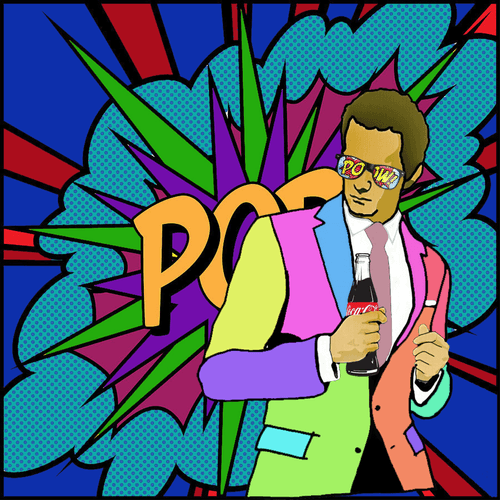 #47 POP ART Barney